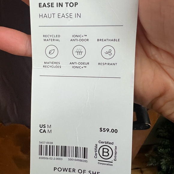 Athleta Brown Long Sleeve Tee for Versatile Comfort - Picture 4 of 5